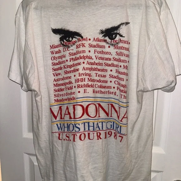 Madonna Graphic White T-Shirt